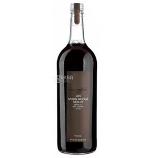 Alain Milliat Jus de Raisin Rouge Merlot, 1 л, Сок из Красного винограда сорта Мерло Ален Милия, стекло