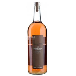  Alain Milliat Jus de Raisin Rose Cabernet, 1 л, Сік з Рожевого винограду сорту Кабарне Ален Міллья, скло