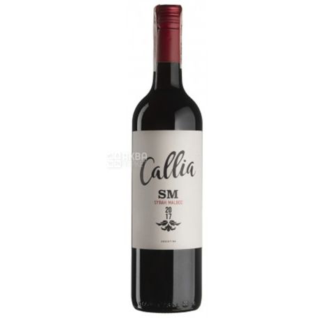 Callia Alta Shiraz-Malbec, Dry red wine, 0.75 L