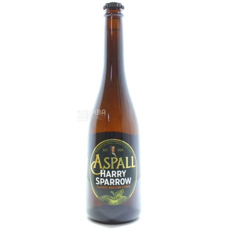 Aspall, Harry Sparrow, 0,5 л, Аспалл, Сидр яблучний, скло