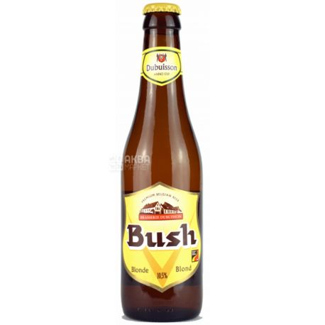 Dubuisson Bush Blond, Пиво светлое, 0,33 л