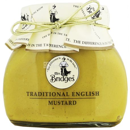 Mrs Bridges Traditional English Mustard, Горчица английская традиционная, 200 г