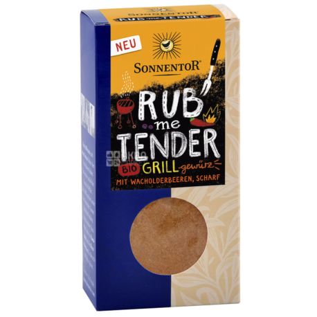 Sonnentor, Смесь специй для гриля, органическая, 60 г