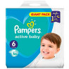Pampers Active Baby-Dry 6, 56 pcs., 13-18 + kg, Diapers, Extra large, Giant Pack, m / s