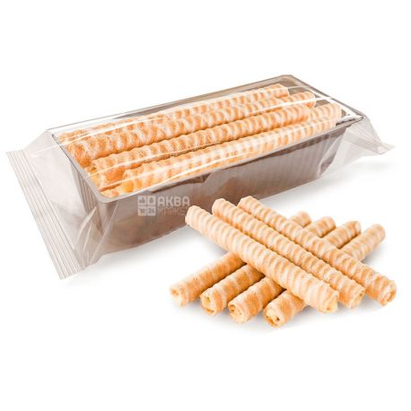 Delicia, Вафлі Трубочки зі смаком пряженого молока, 150 г