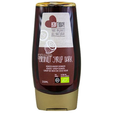 Bio Today, Dark Coconut Syrup, Organic, 250 ml
