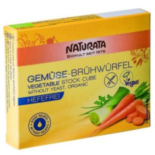 Naturata Бульйонні кубики овочеві без додавання дріжджів, органічні, 72 г