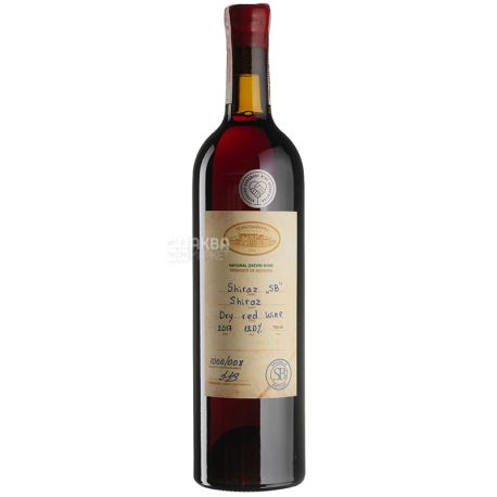 Tchotiashvili Shiraz Specially Bottled 2017, Вино красное сухое, 0,75 л