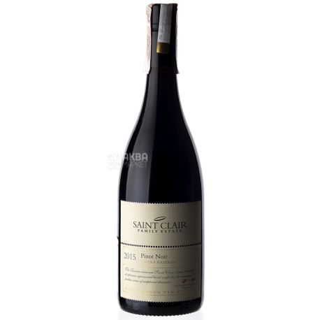 Saint Clair, Omaka Reserve Pinot Noir 2015, Вино червоне сухе, 0,75 л