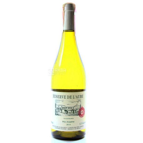 Brotte, Reserve De L'aube Pere Anselme white, Вино белое сухое, 0,75 л