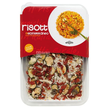 Trevijano, Risotto, 280 г, Тревіяно, Ризото Середземноморське, рис з овочами
