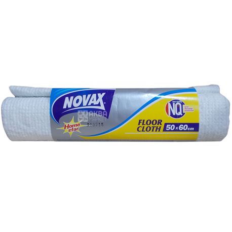 Novax, Ганчірка для підлоги, 50x60 см, неткане полотно