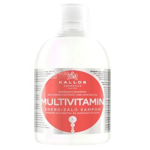 Kallos Cosmetics Multivitamin, 1000 мл, Шампунь для усіх типів волосся