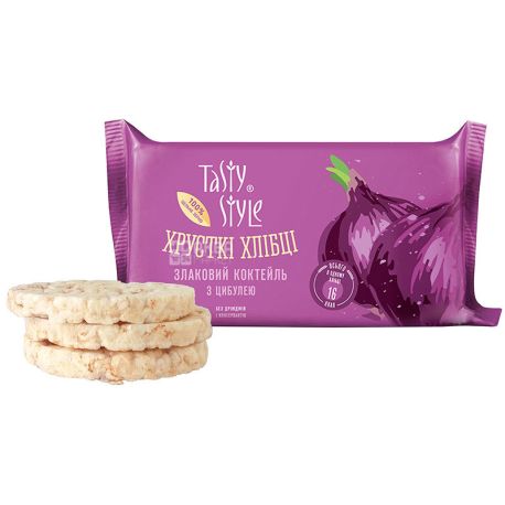 Tasty Style, Bread cereal cocktail, with onions, 50 g