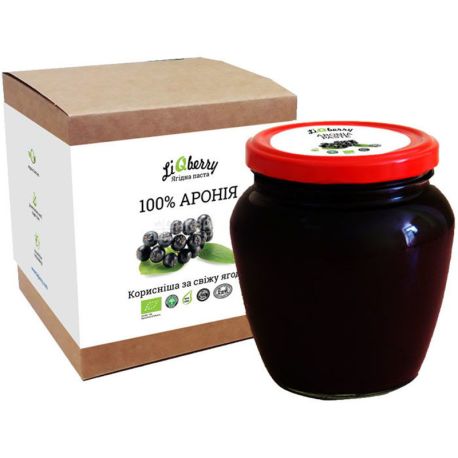 LiQberry, Aronia Paste, 550 ml