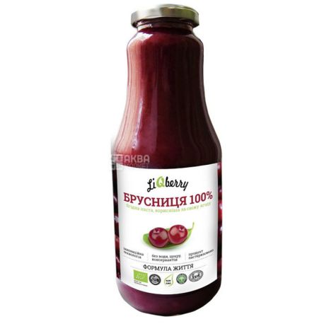 LiQberry, Брусничная паста, 1 л