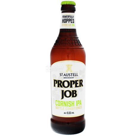 St. Austell Proper Job, 0.5 л, Пропер Джоб, Пиво світле, скло
