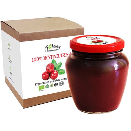 LiQberry, Клюквенная паста, 550 мл