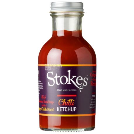 Stokes, Кетчуп Чилі, 300 г, Скло