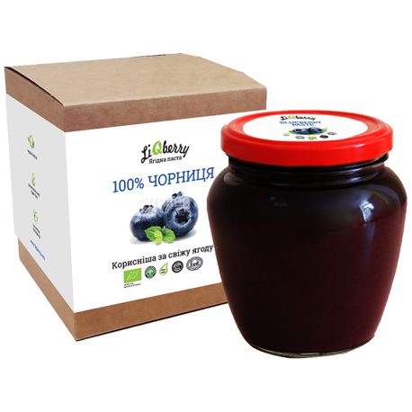 LiQberry, Черничная паста, 550 мл