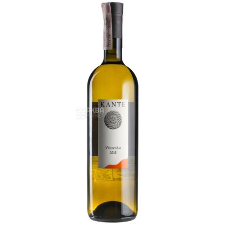 Kante Vitovska 2015, Вино біле сухе, 0,75 л