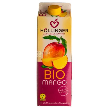 Hollinger, Bio Mango, Манго, 1 л, Холлингер, Нектар органический