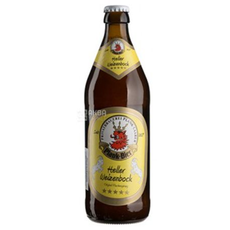 Plank Weizenbock Heller, Пиво біле, 0,5 л