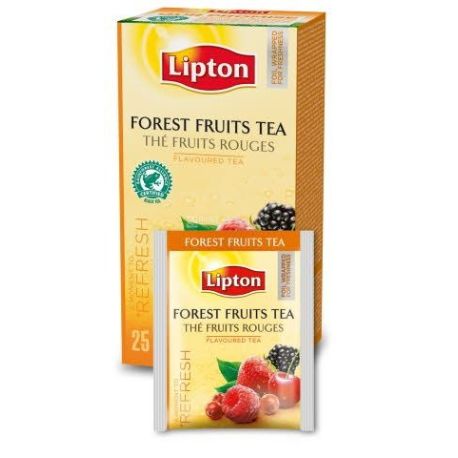 Lipton, Forest fruit, 25 пак., Чай Липтон, Лесные фрукты, Черный