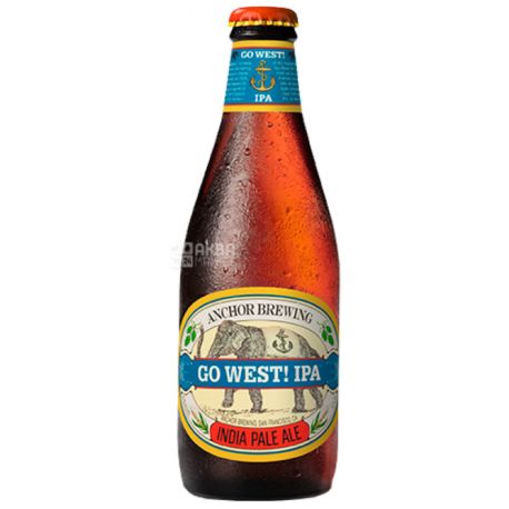 Anchor Go West IPA, Пиво светлое, 0,355 л