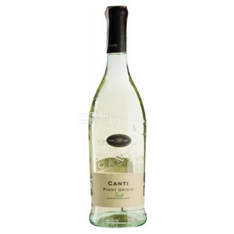 Canti, Pinot Grigio Veneto Blanc, Вино біле сухе, 0,75 л