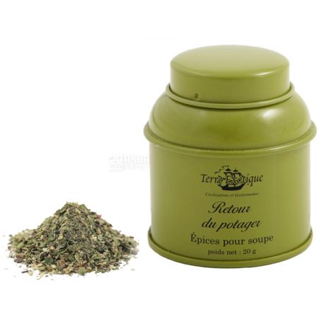 Terre Exotique, Суміш спецій для супу, Повернення з грядки, 20 г