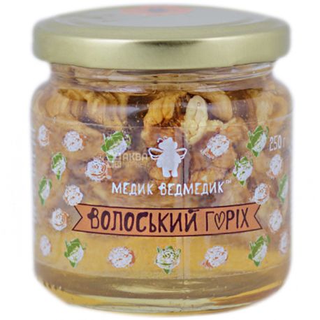 Медик-Ведмедик, Мед грецкий орех, 250 г