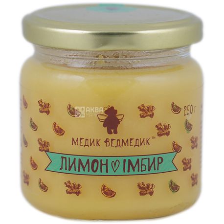 Медик-Ведмедик, Мед, Имбирь-лимон, 250 г
