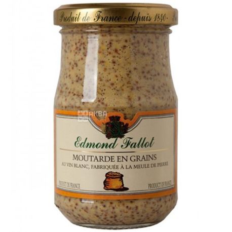 Edmond Fallot, Dijon Mustard with Walnut, 210 g