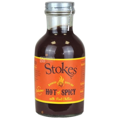 Stokes, Barbecue Sauce, Spicy, 315 g