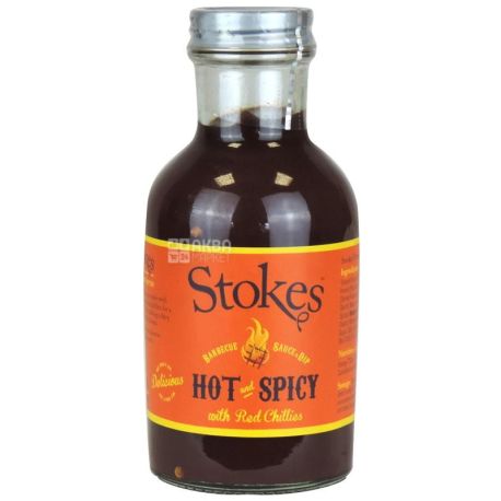 Stokes, Соус Барбекю, гострий, 315 г
