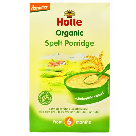 Holle, Organic Wheat Porridge (from 6 months), 250 g