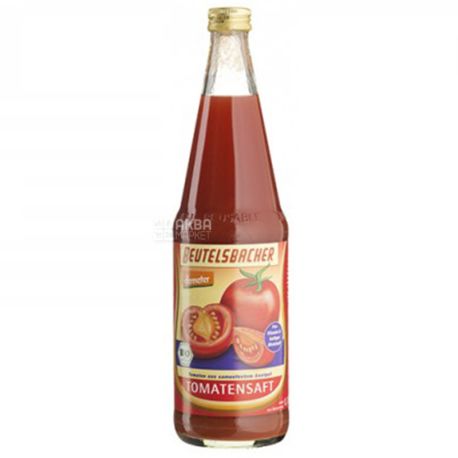 Beutelsbacher, Tomatensaft, 0,7 л, Бойтельсбахер, Сік томатний, органічний, скло