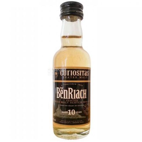 BenRiach 10yo Curiositas, Single Malt Whiskey, 0.05 L