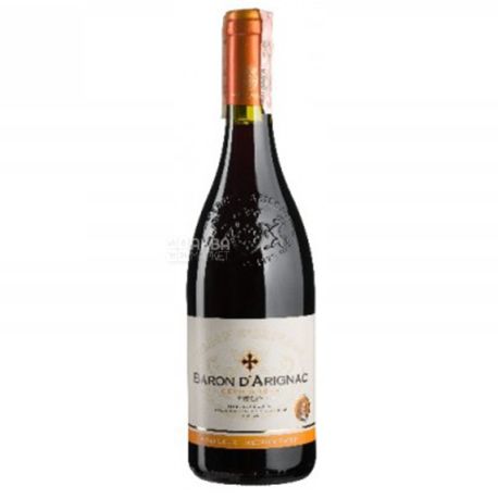 Baron d'Arignac, Rouge Medium Sweet, Вино червоне напівсолодке, 0,75 л