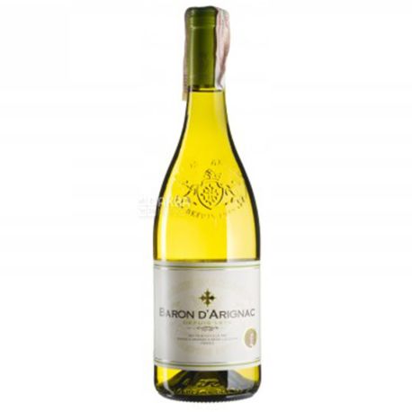 Baron d'Arignac, Blanc, Вино белое сухое, 0,75 л