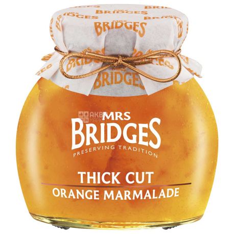Mrs Bridges, Конфітюр, Апельсин з цедрою, 340 г