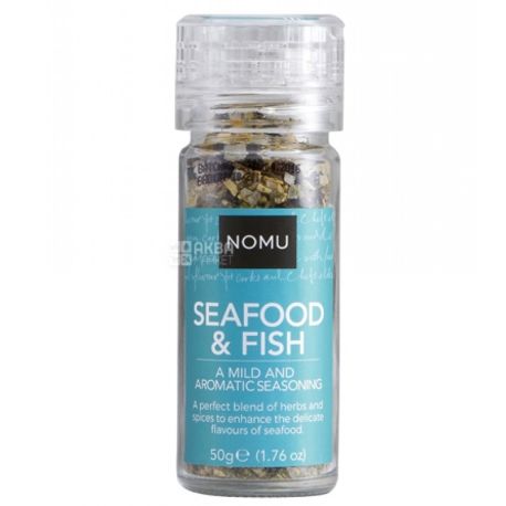 Nomu, Суміш спецій для морепродуктів і риби, 50 г