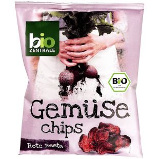 Bio Zentrale, Чипсы свекольные органические, 90 г