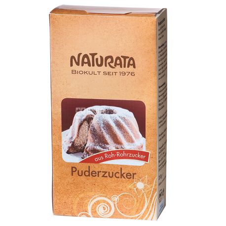Naturata, Organic Sugar Powder, 200 g
