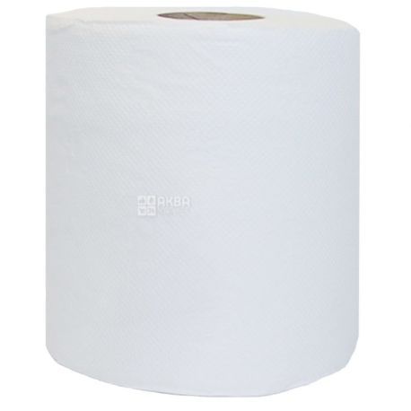 Bima, 1 рулон, Бумажные полотенца Бима, 2-х слойные, 650 отрывов, 130 м, 18х18 см