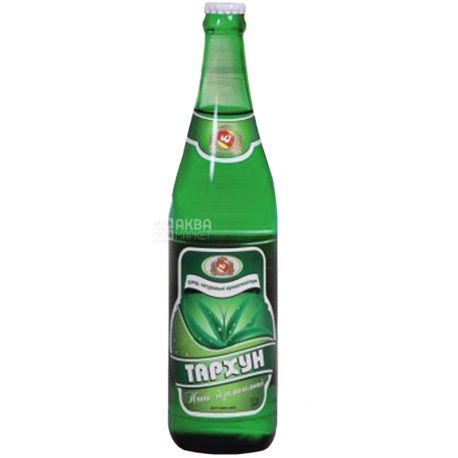 Черкаські Лимонади, Тархун, 0,5 л, Напій газований, скло