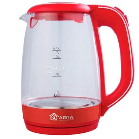 Arita AKT-9202R, Электрочайник, 1,7 л, 23x21,4x16,5 см