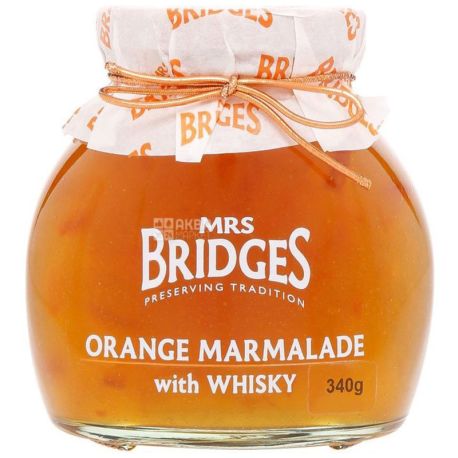 Mrs Bridges, Конфитюр Апельсин з віскі, 340 г