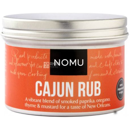 Nomu, Spice Blend, Cajun, 65 g
